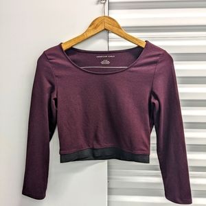 American Eagle Top, Size Small, Burgundy